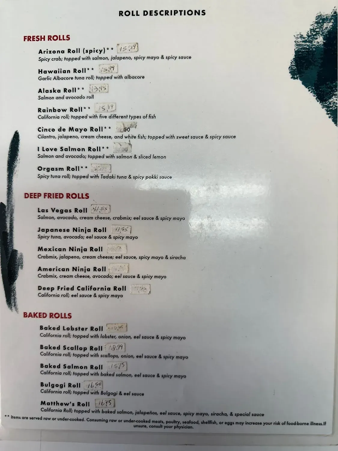 Menu 5