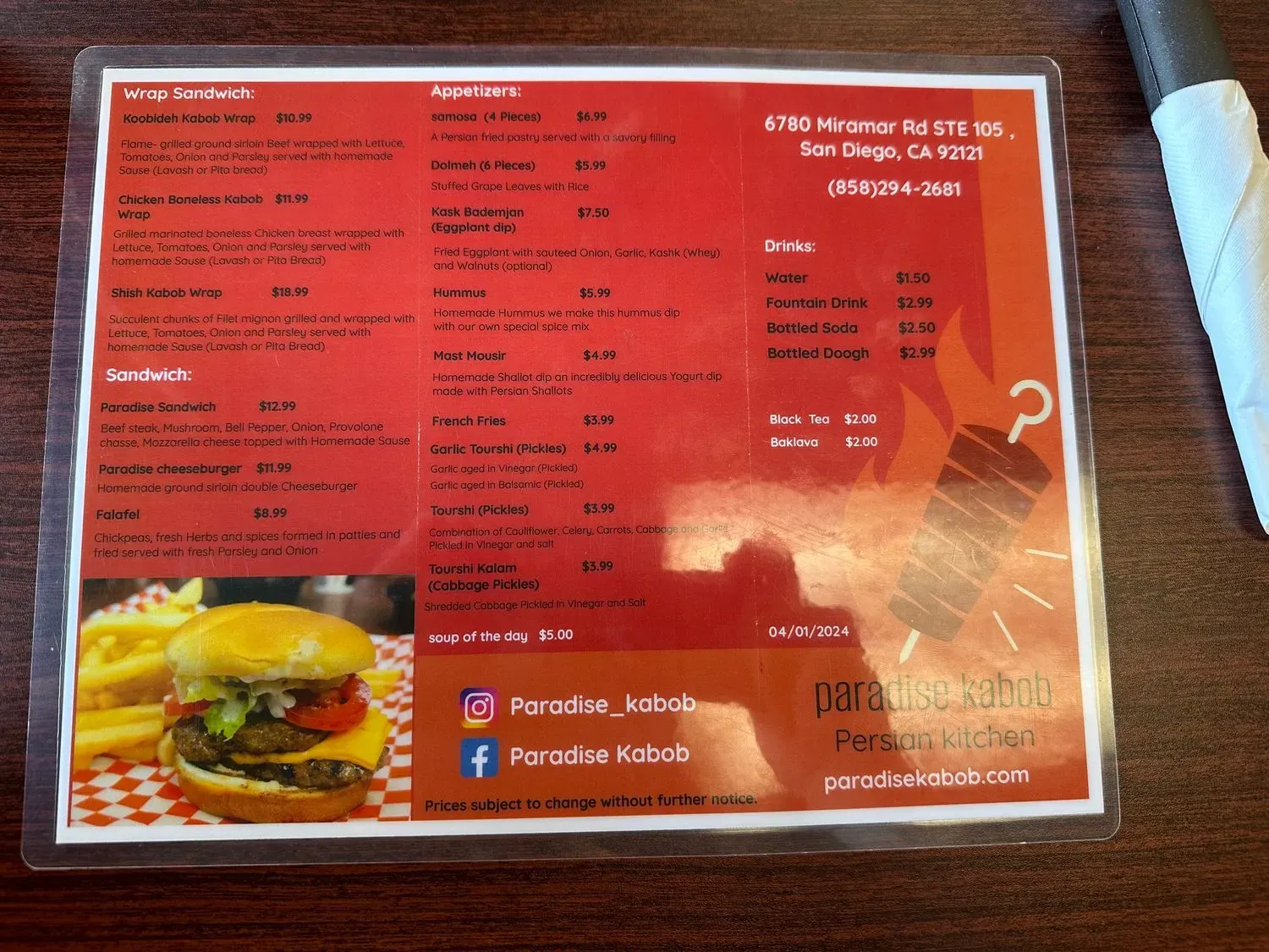 Menu 2