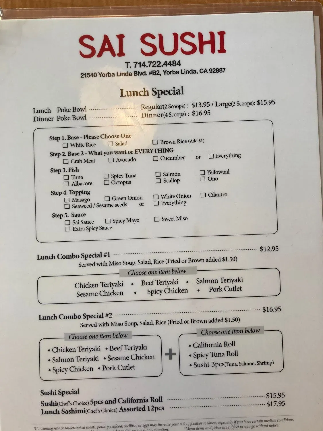 Menu 5