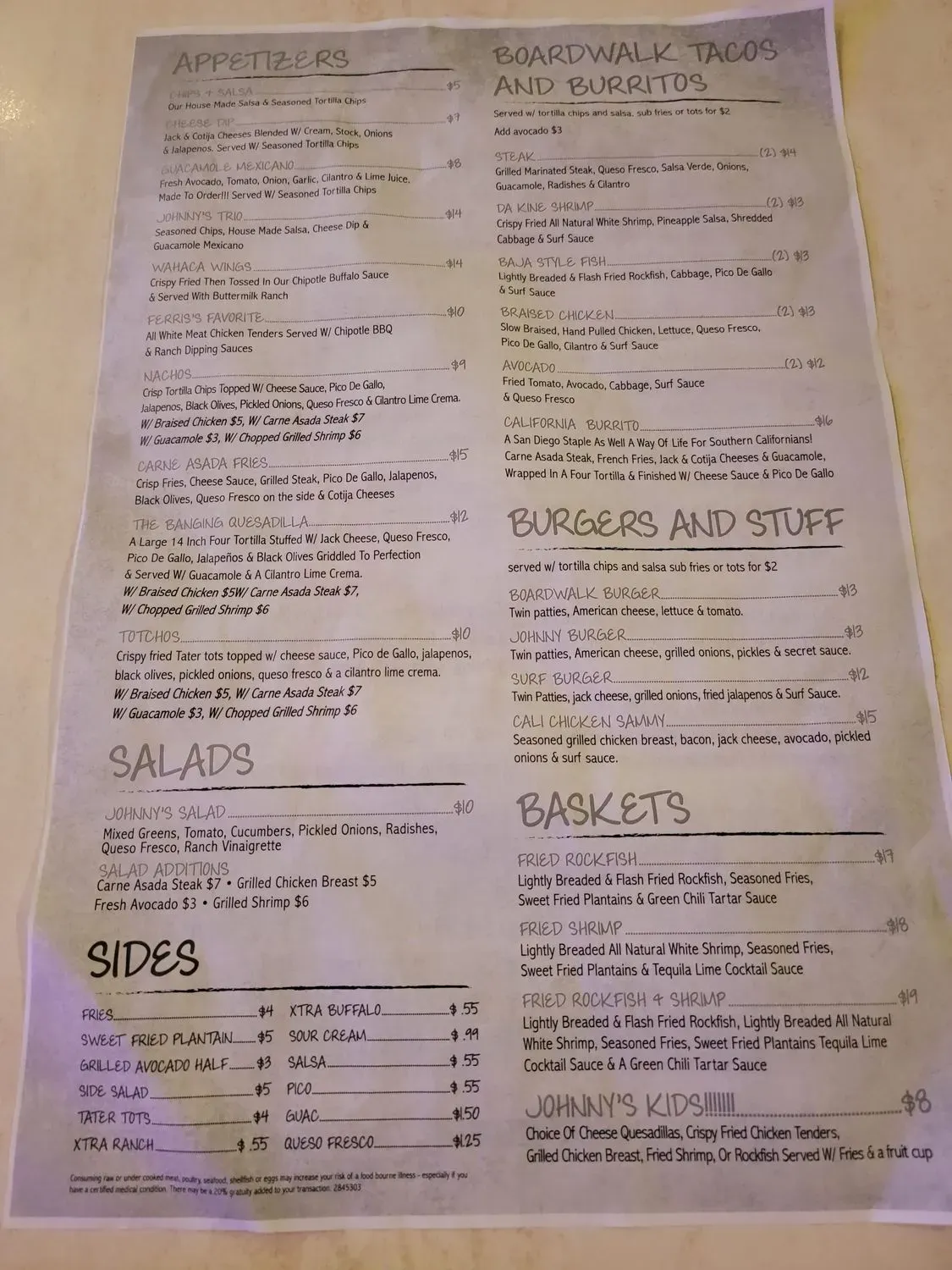 Menu 2