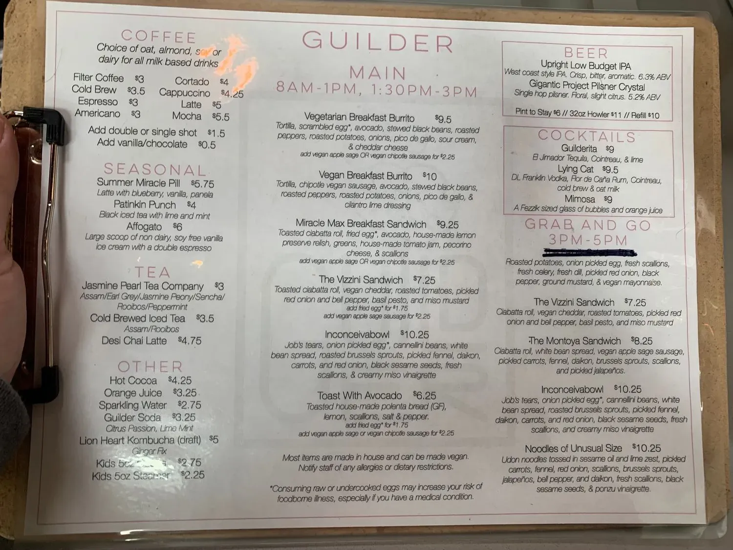 Menu 4