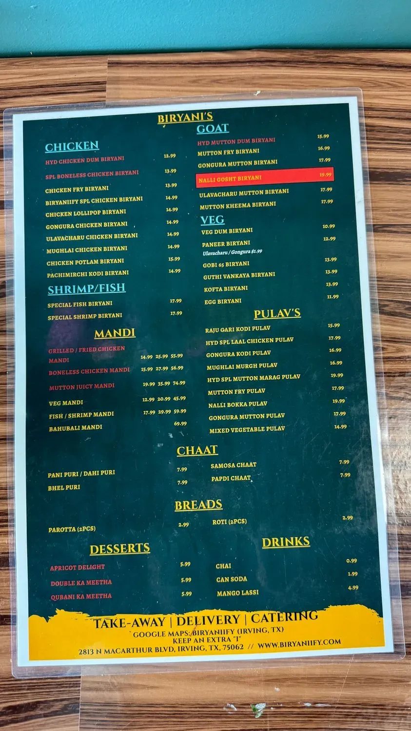 Menu 2