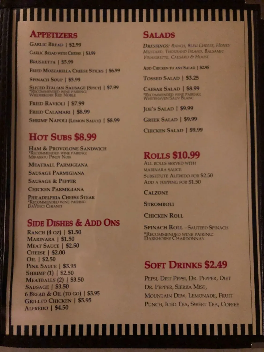 Menu 4