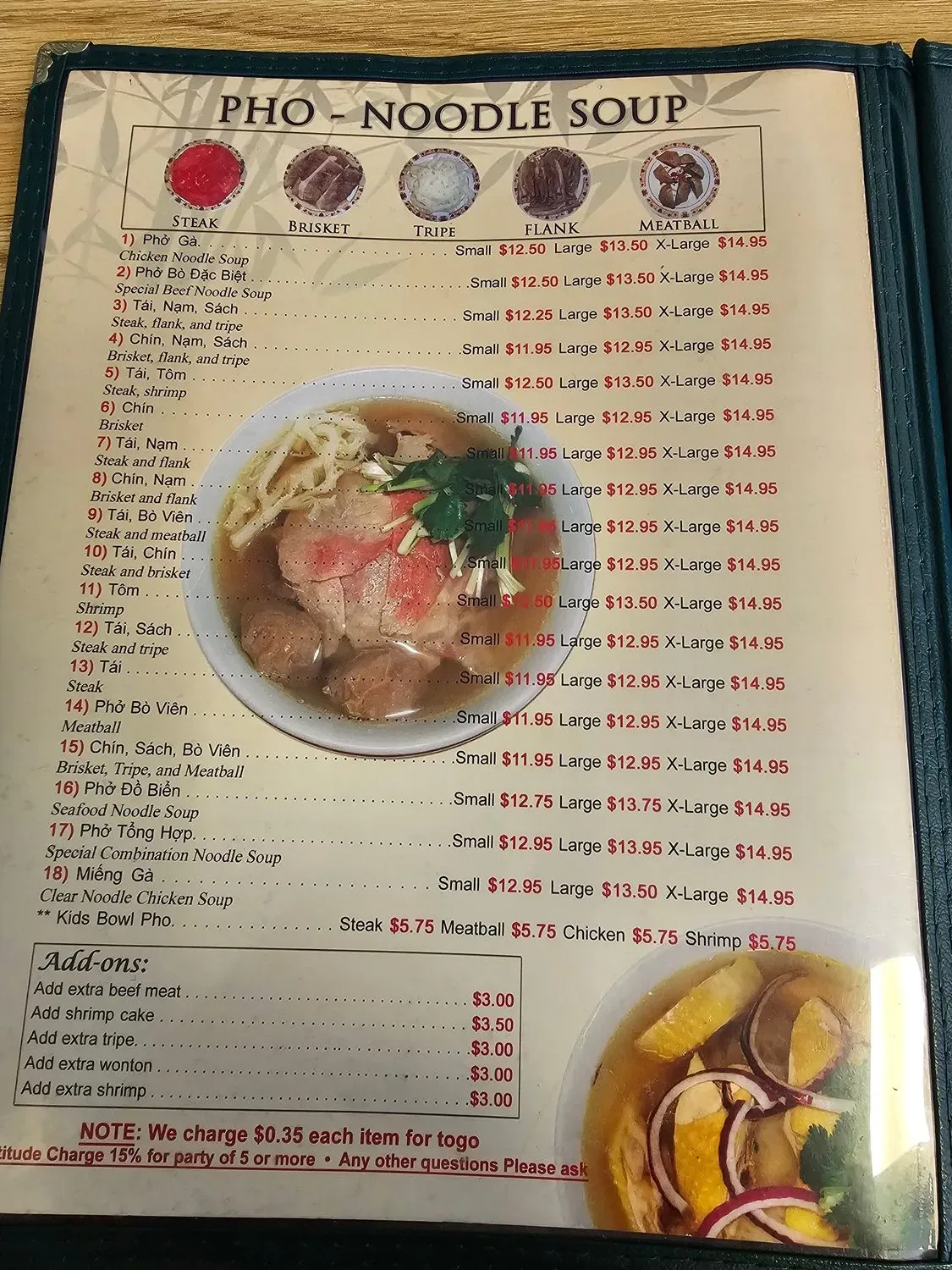 Menu 6