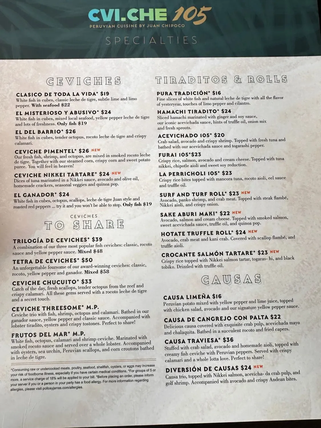 Menu 2