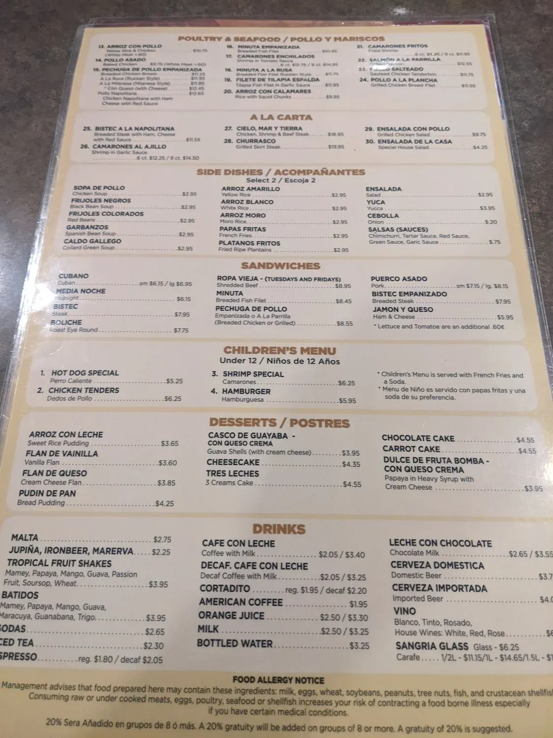 Menu 4