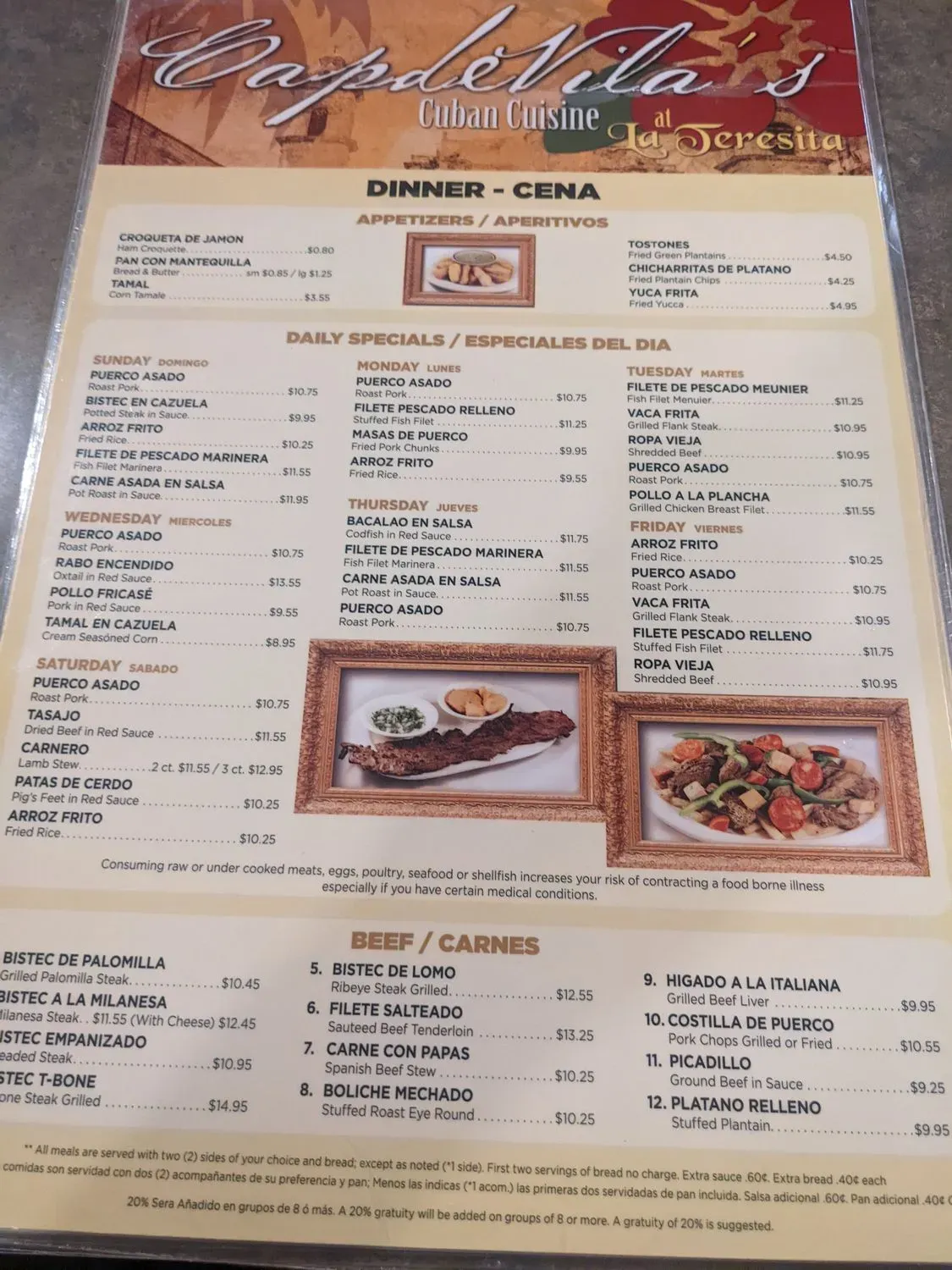 Menu 2