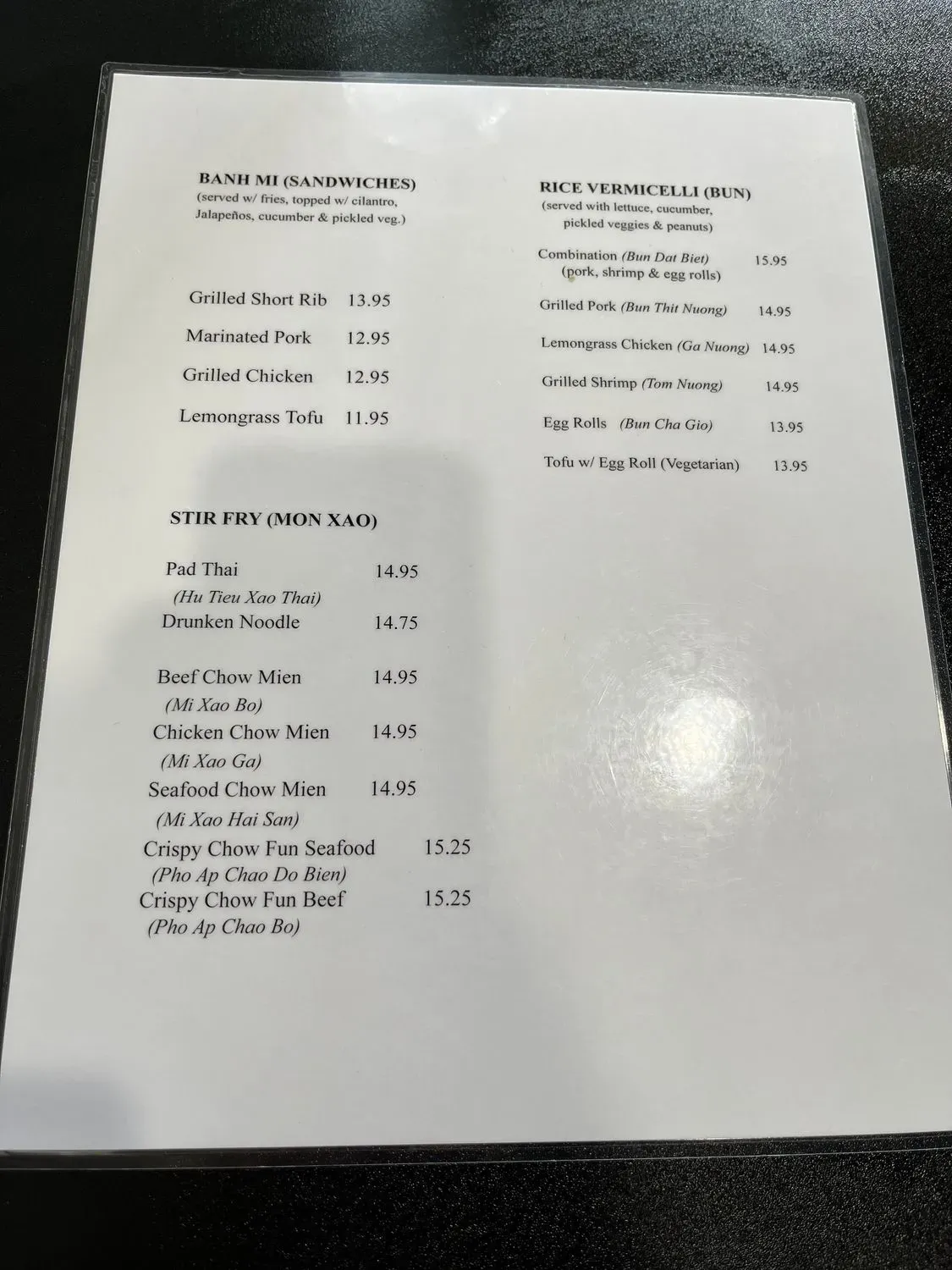 Menu 6