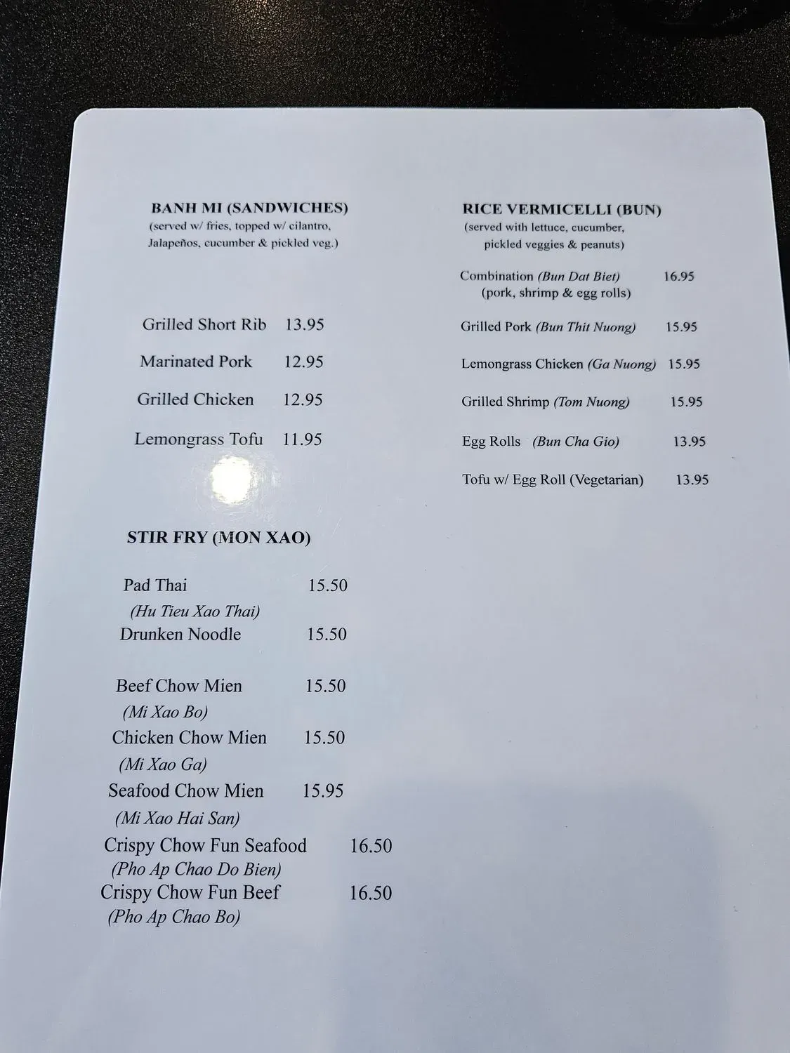 Menu 4