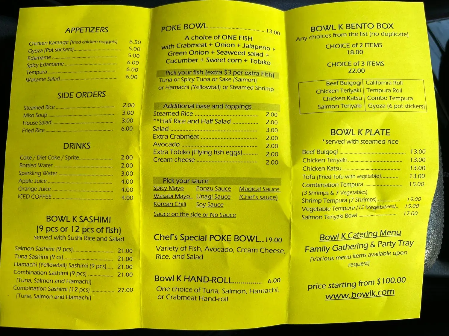 Menu 2