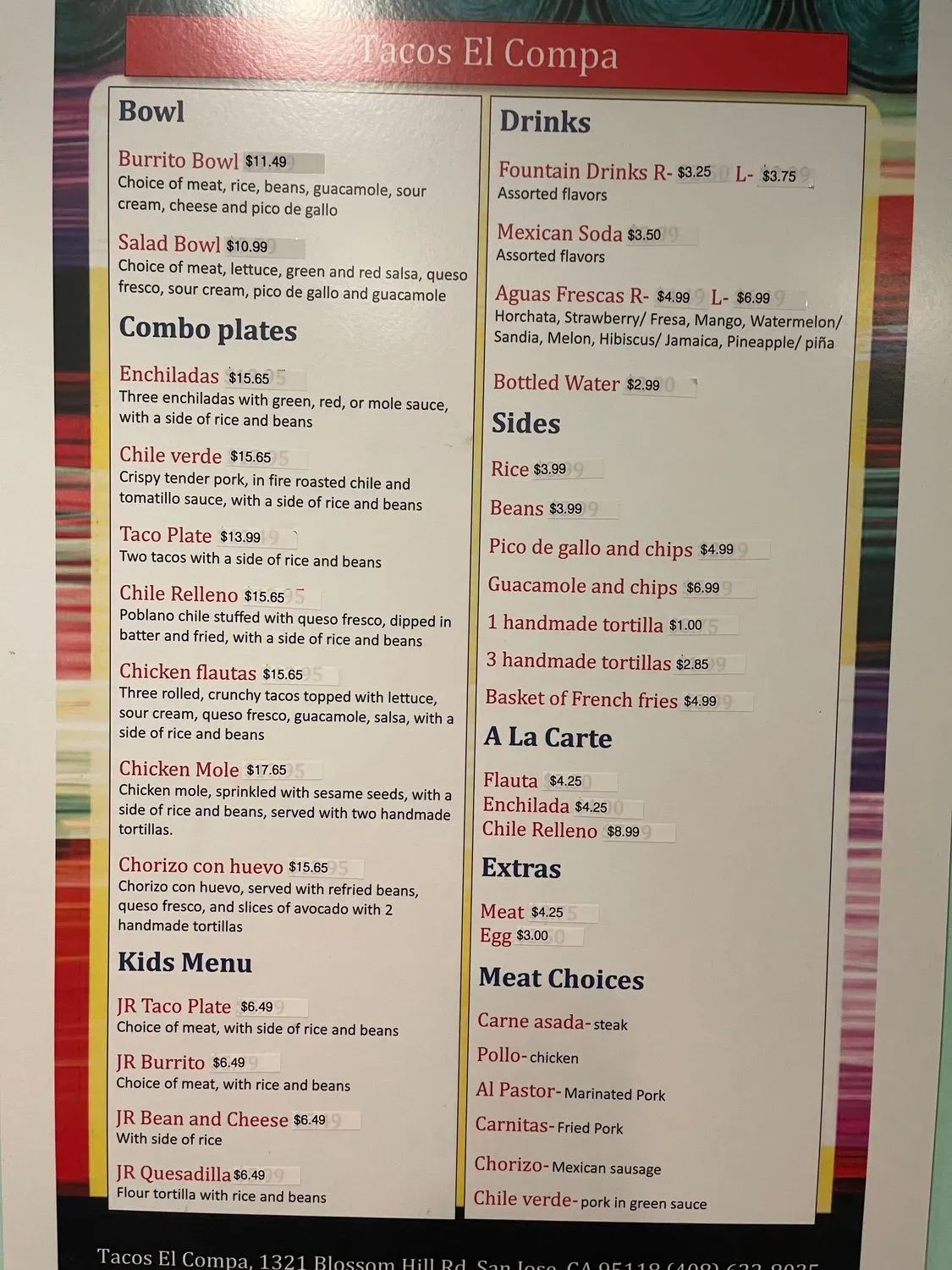 Menu 6