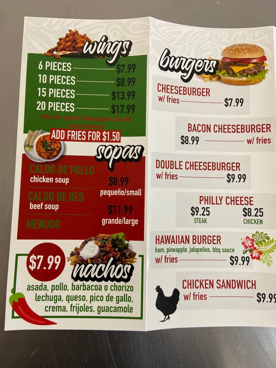 Menu 2