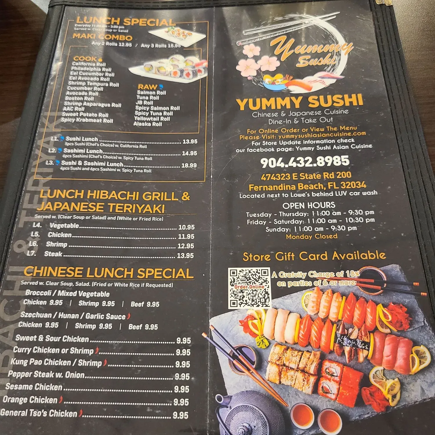 Menu 6