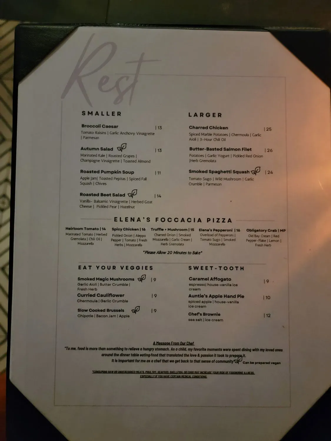 Menu 6