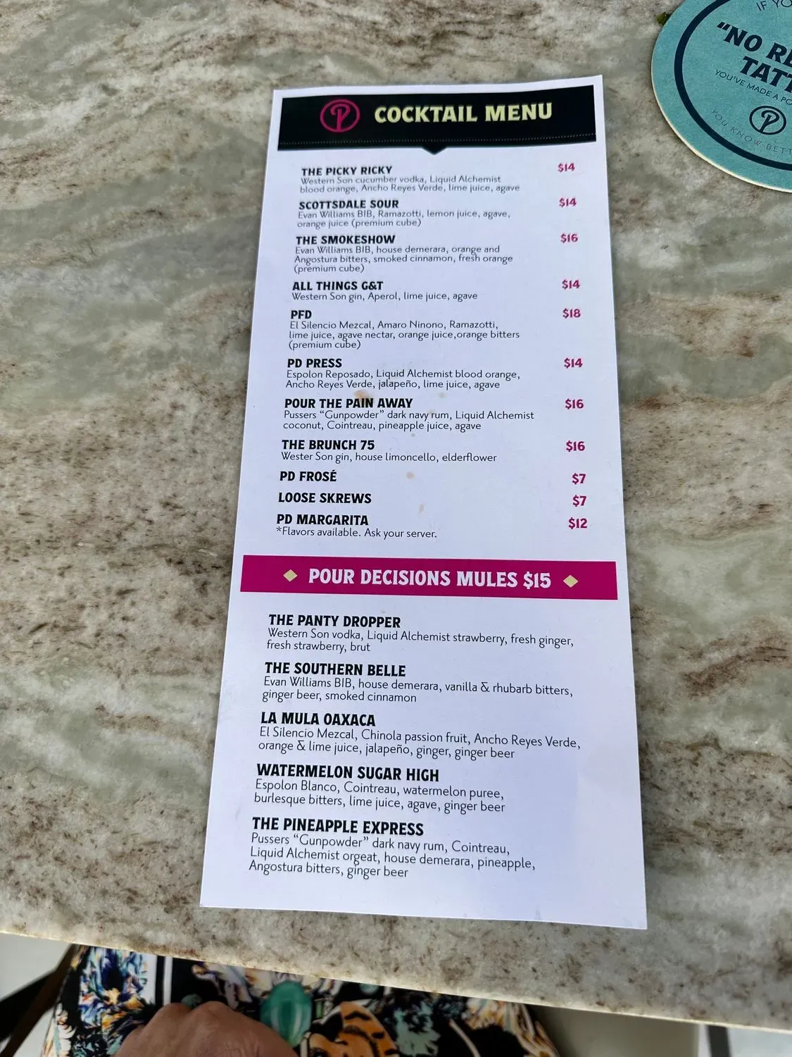 Menu 5