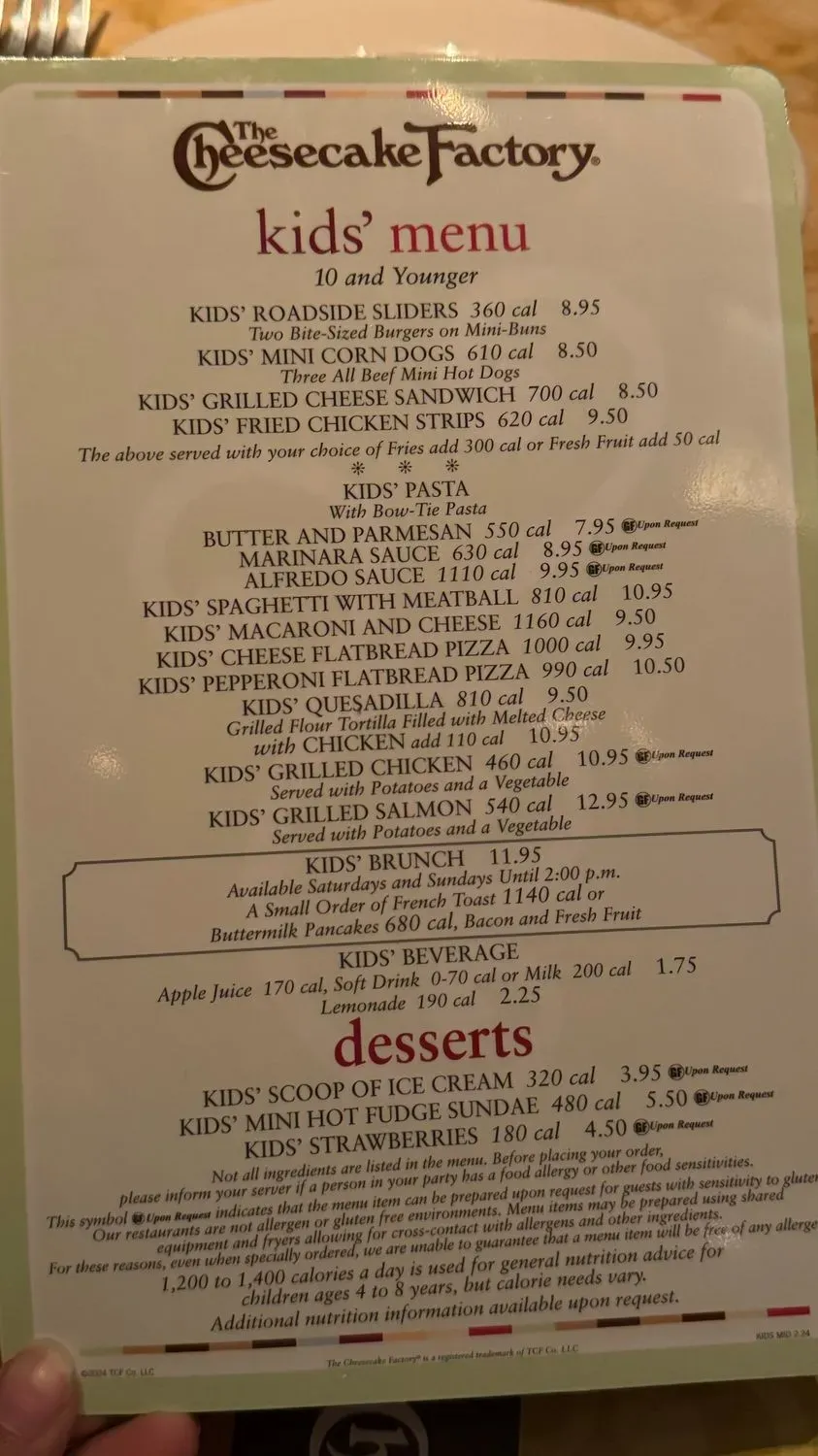 Menu 4