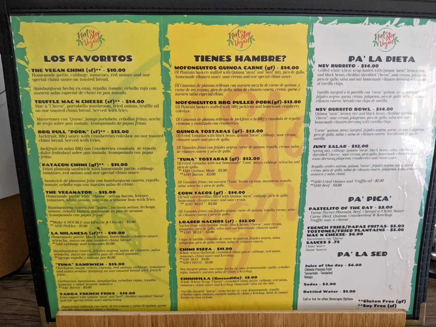 Menu 3