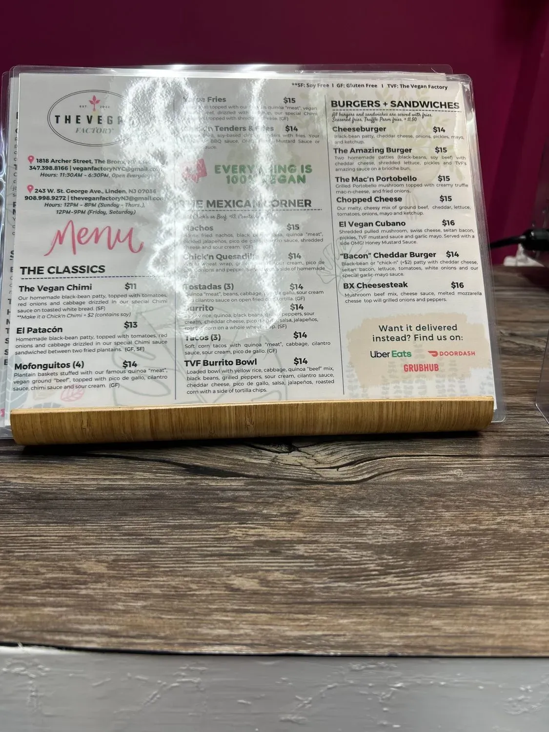 Menu 5