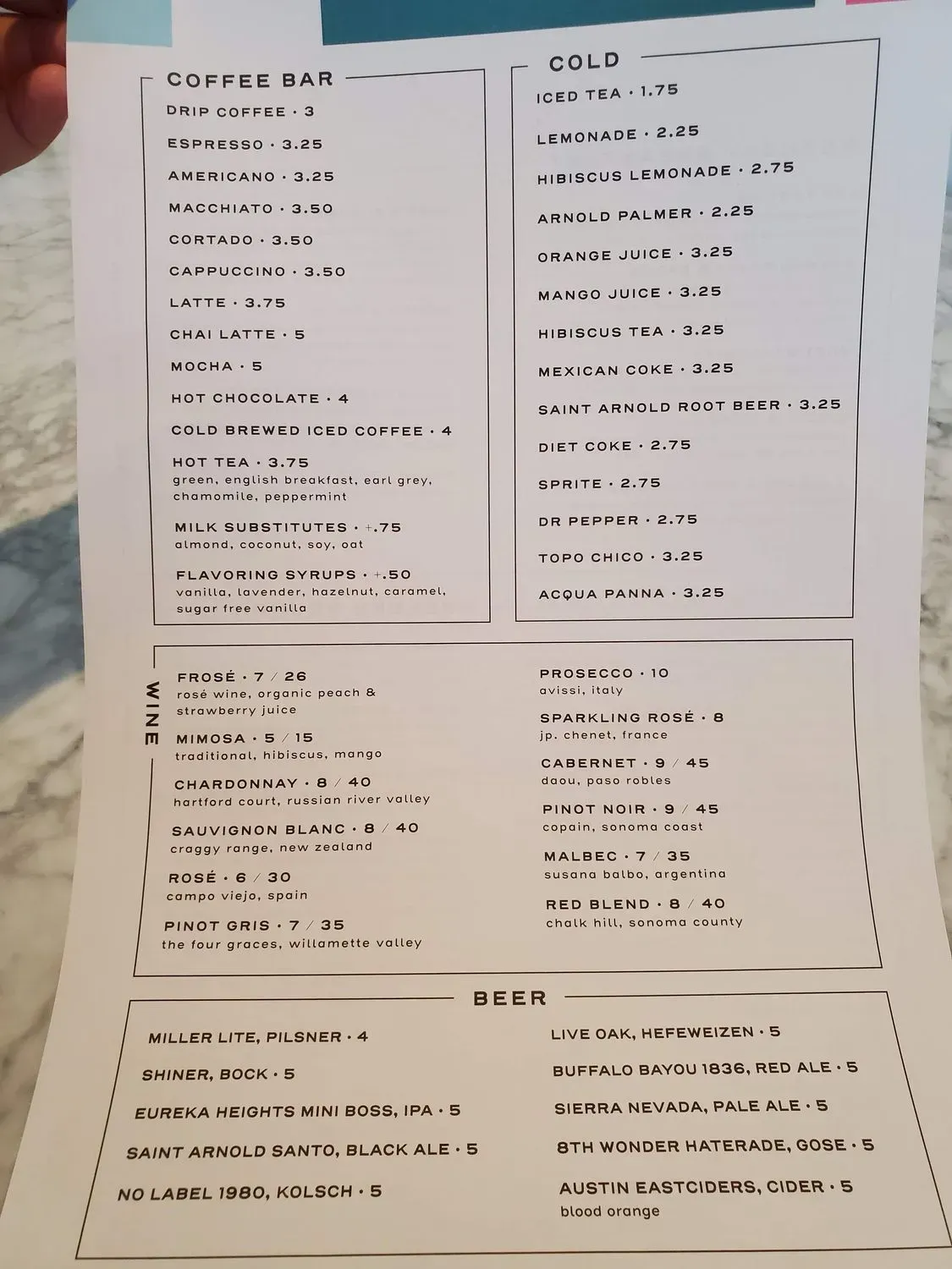 Menu 2