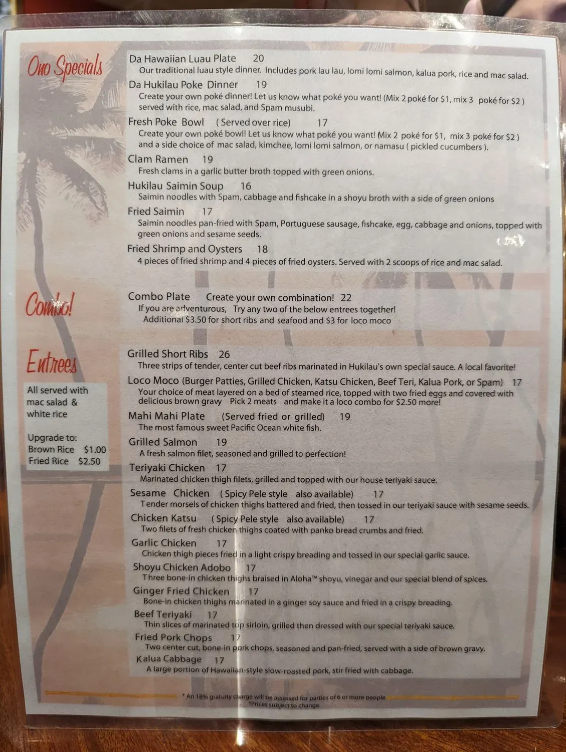 Menu 2