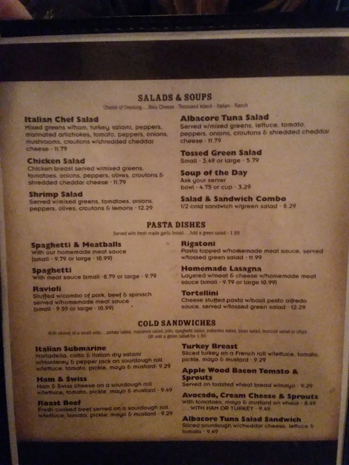 Menu 6