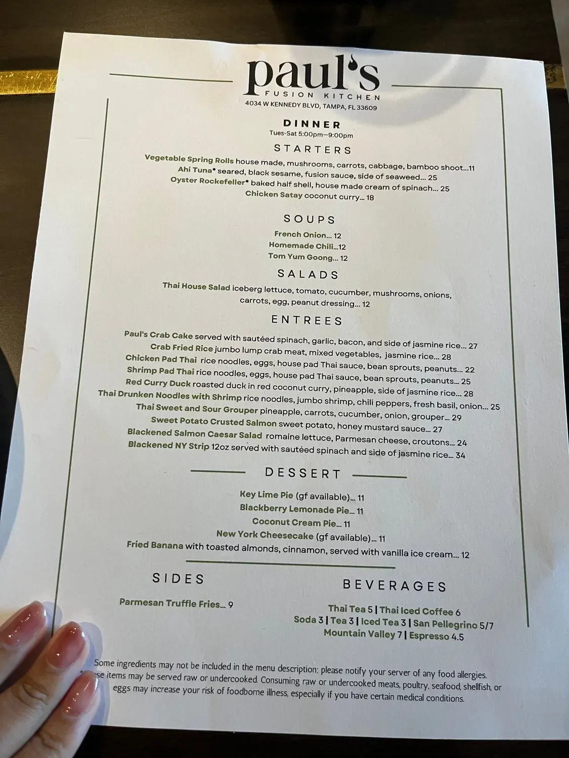 Menu 6