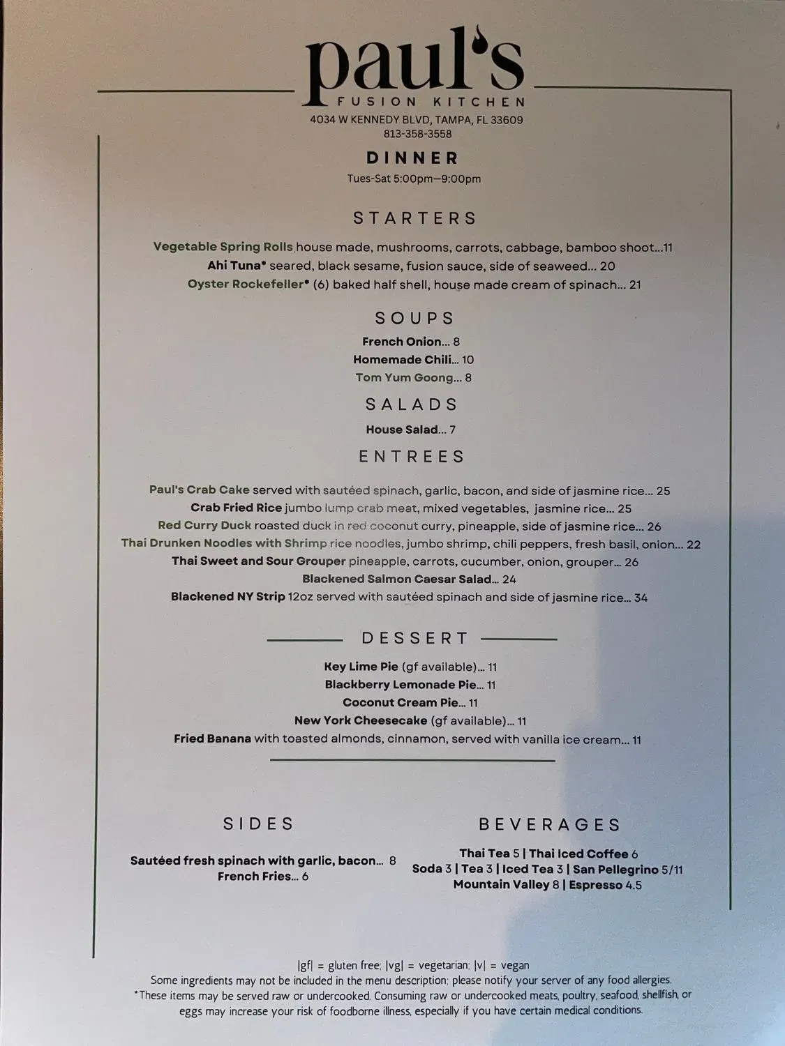 Menu 5