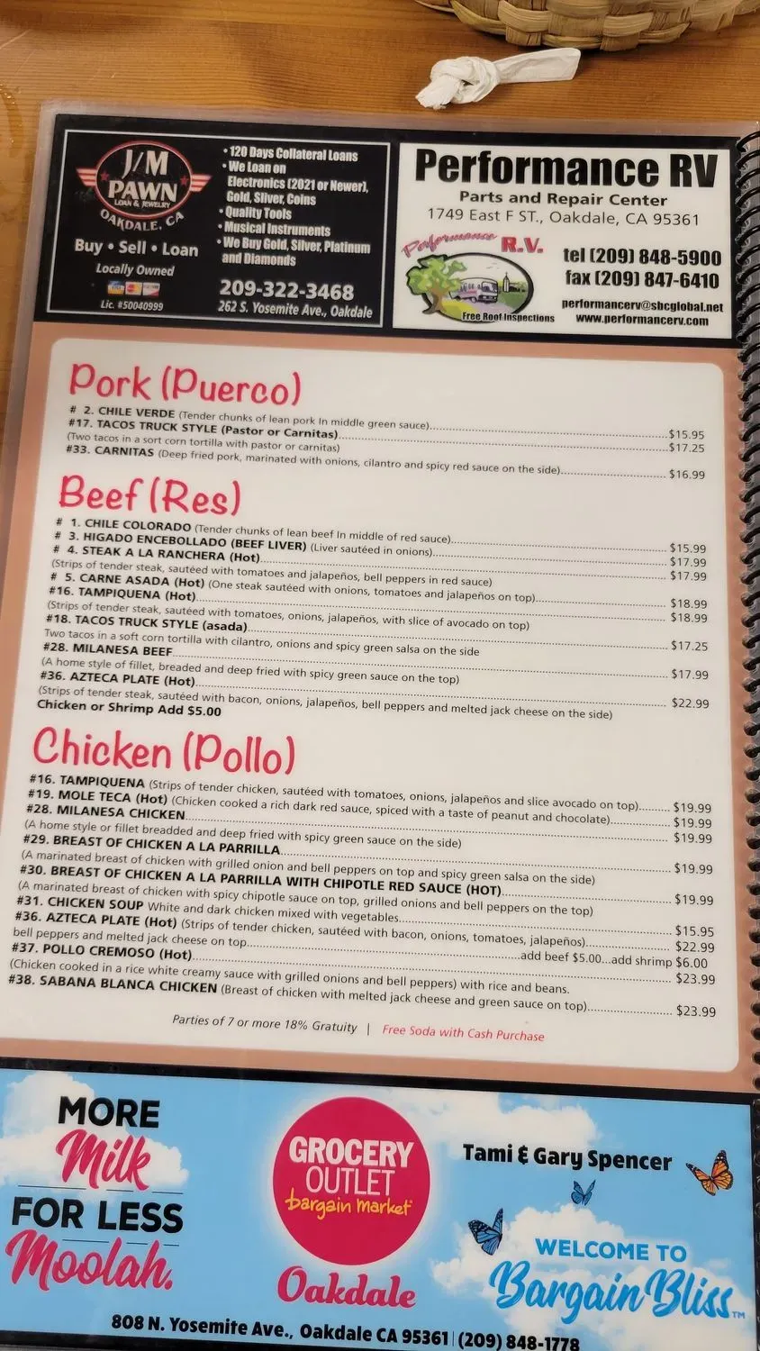 Menu 2