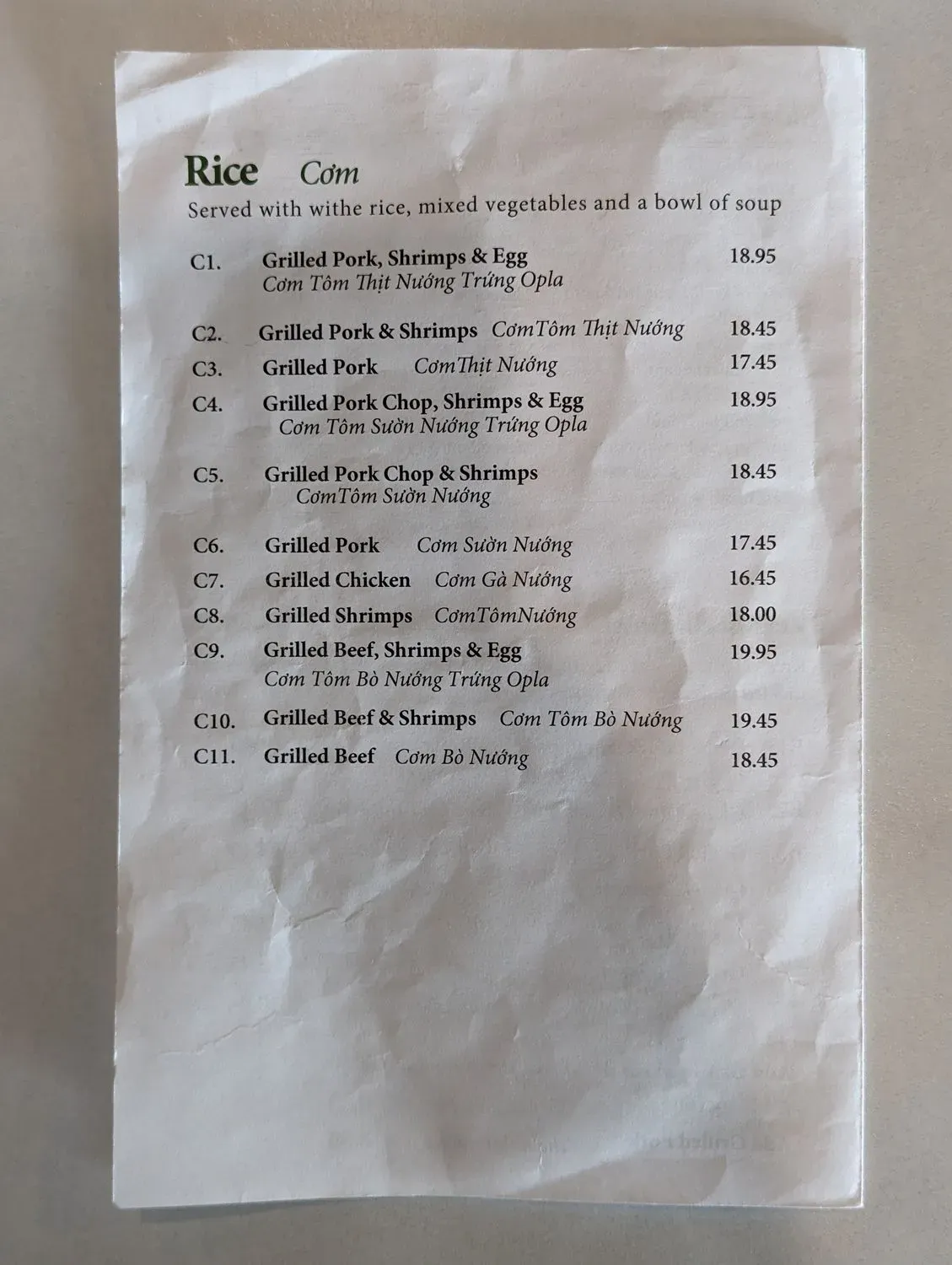 Menu 3