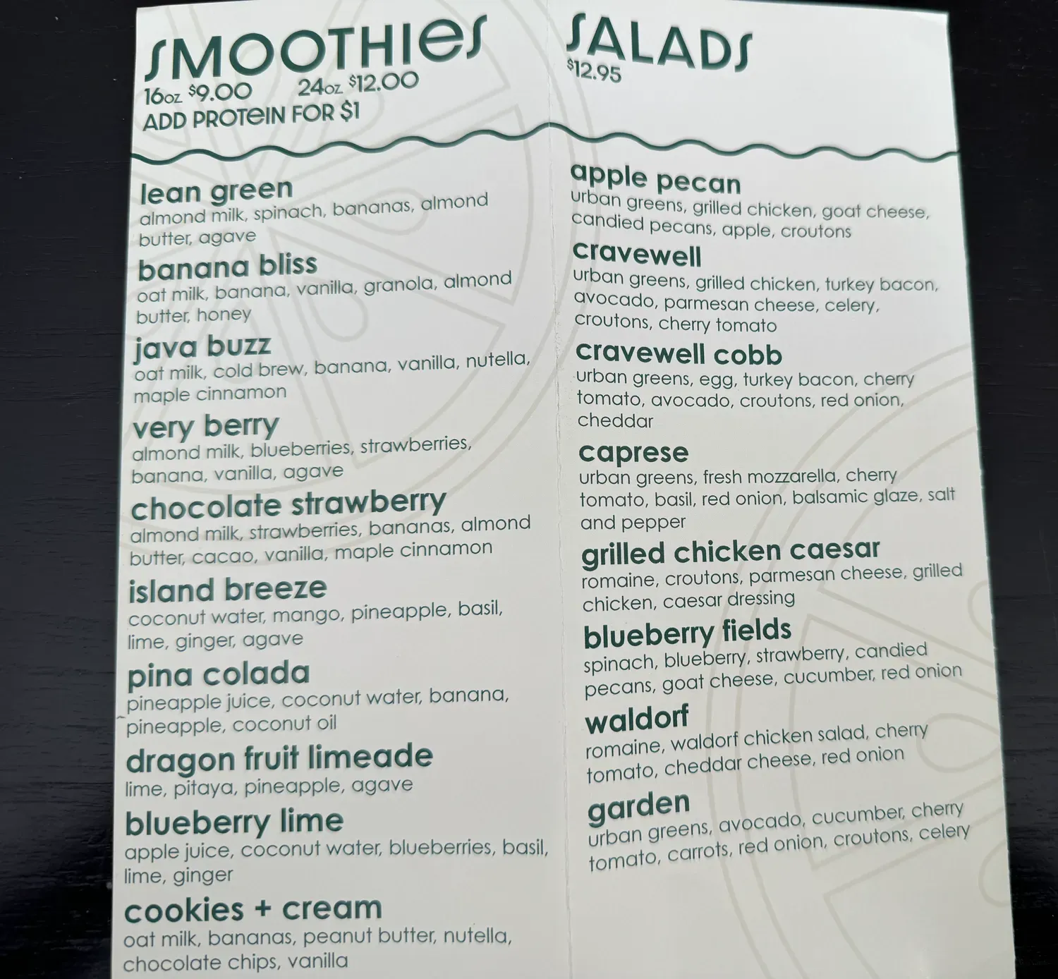 Menu 6