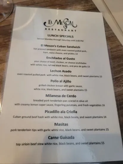 Menu 5