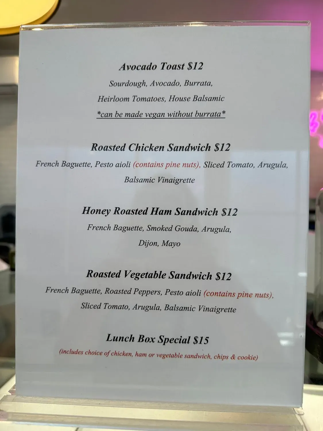 Menu 3