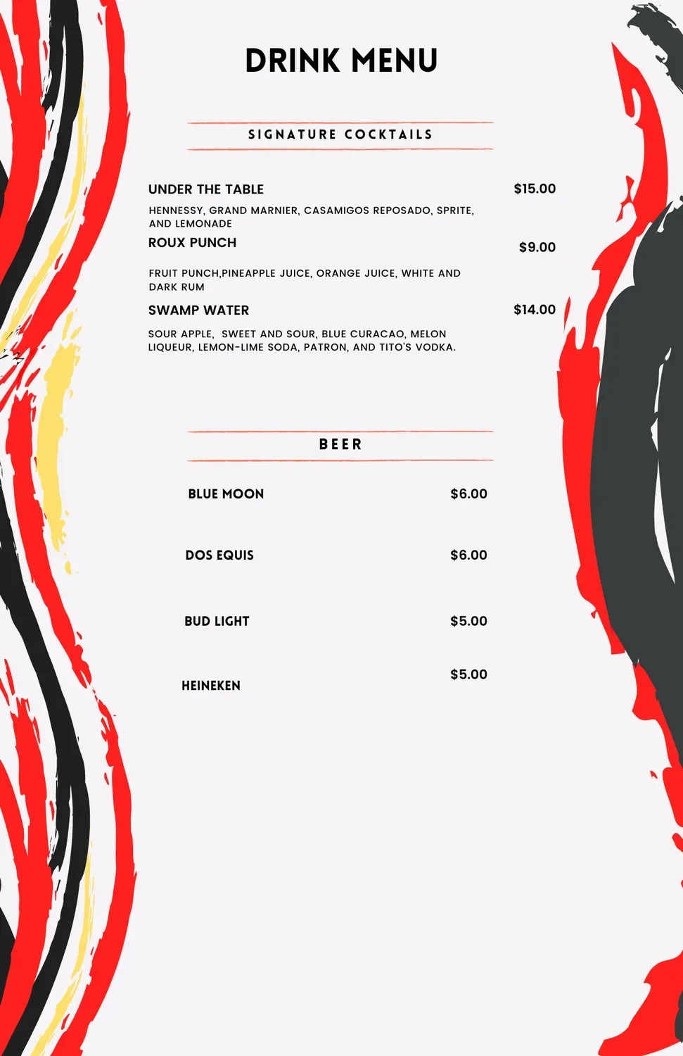 Menu 3