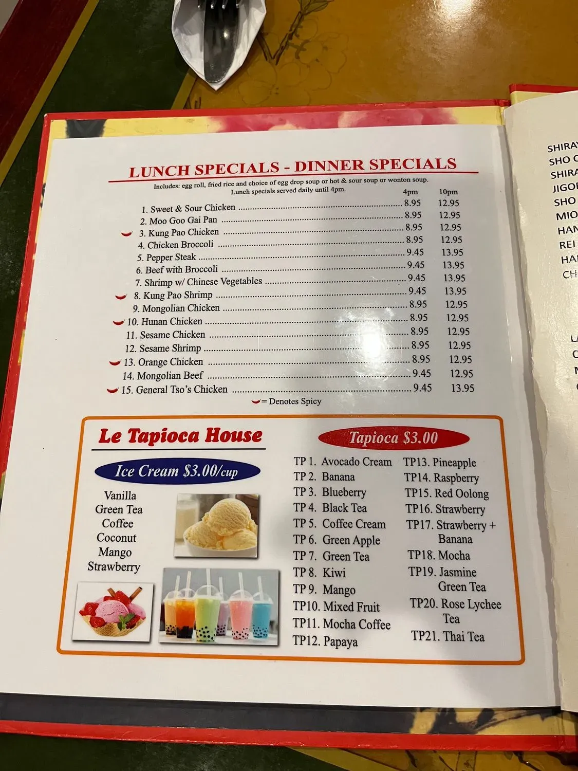 Menu 3