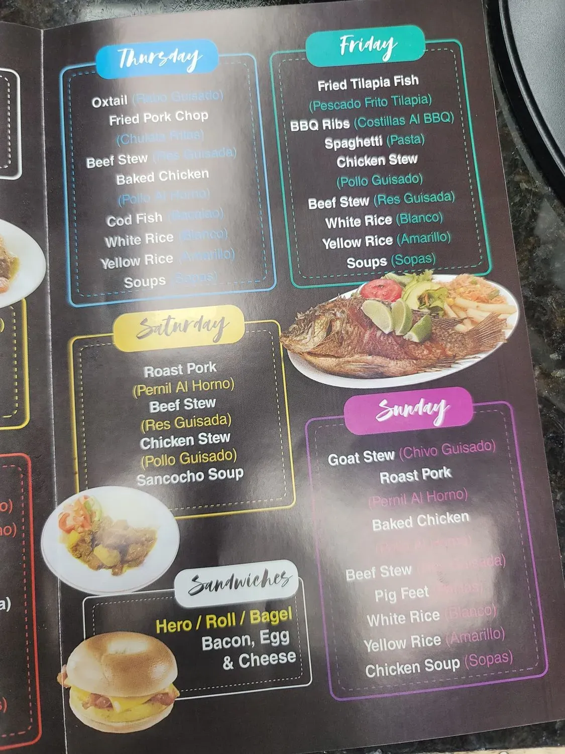 Menu 3