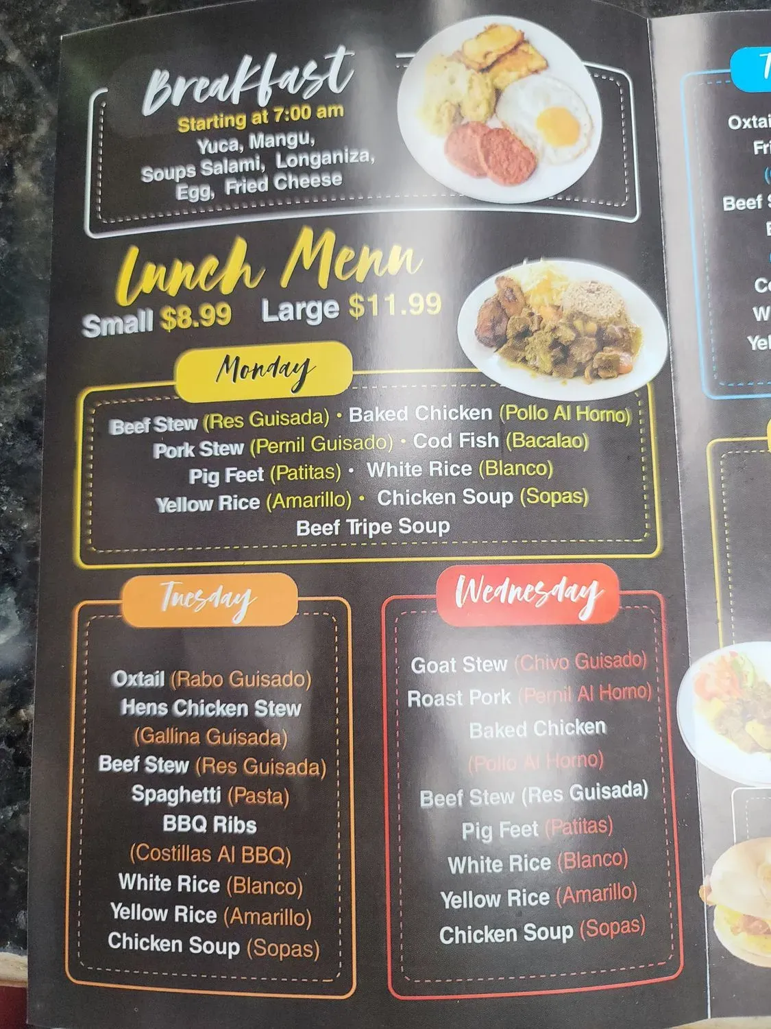 Menu 2