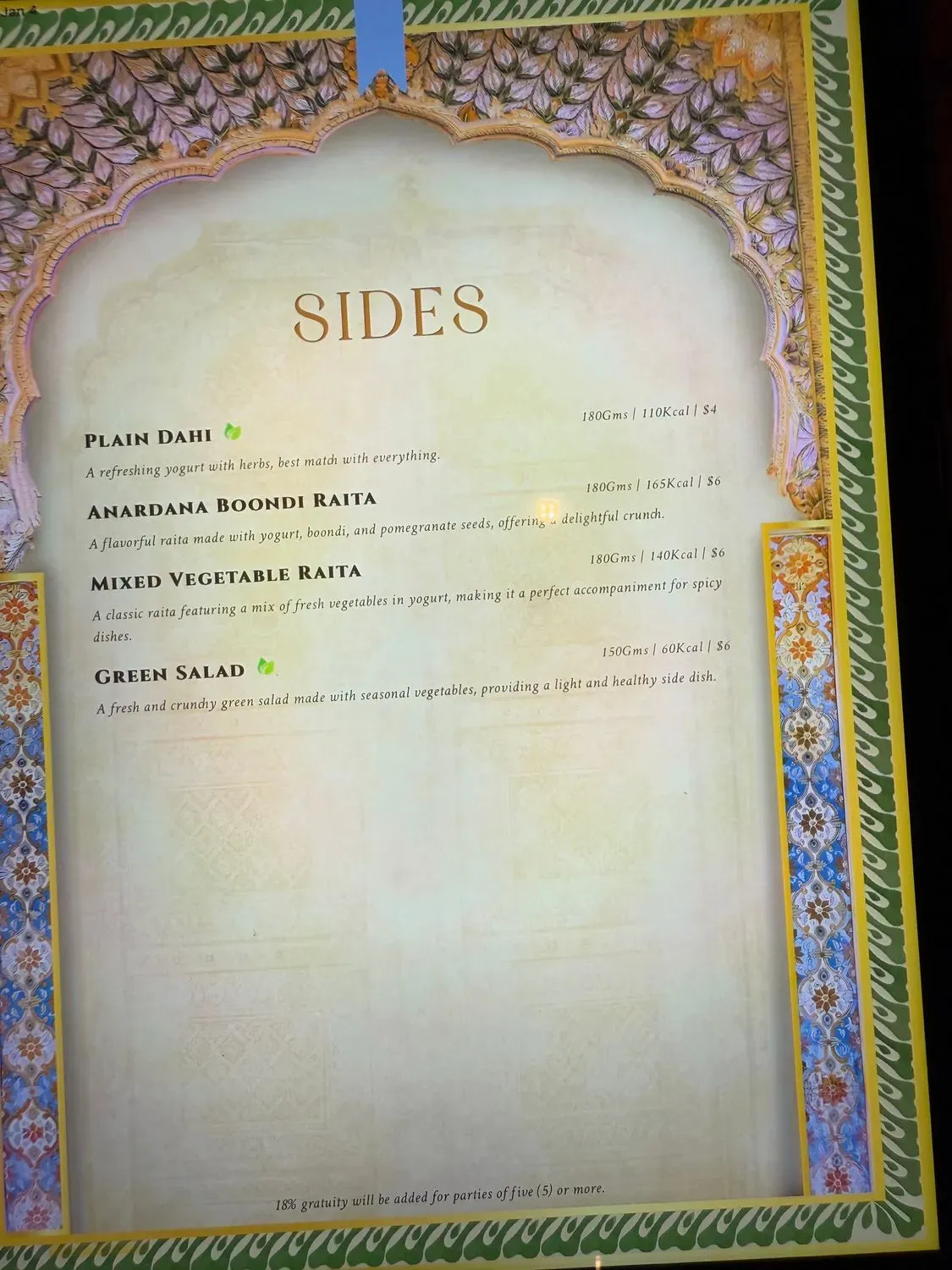 Menu 4