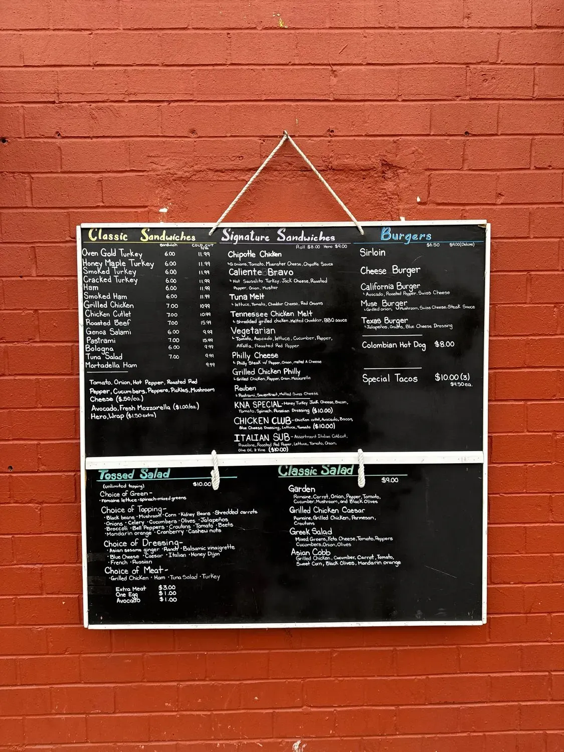 Menu 2