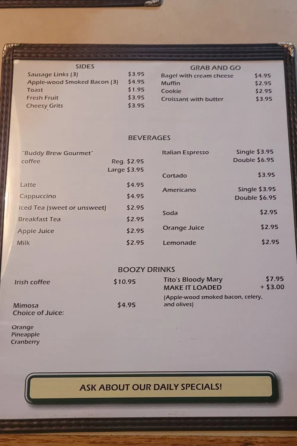 Menu 2