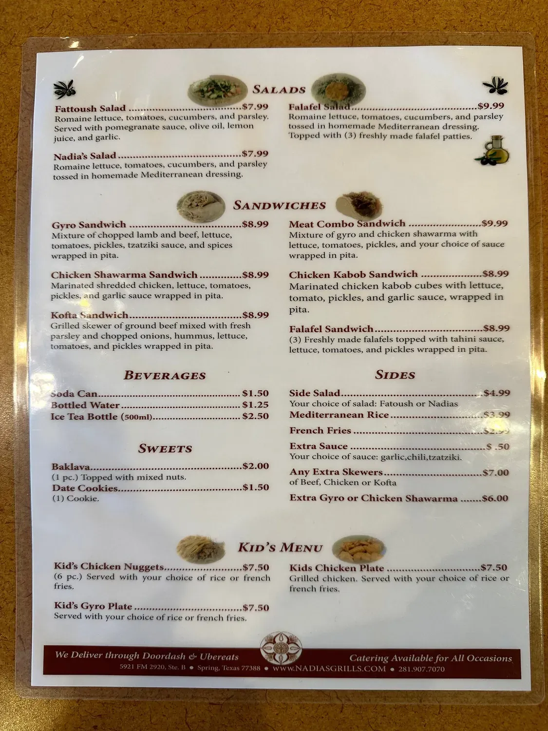 Menu 2