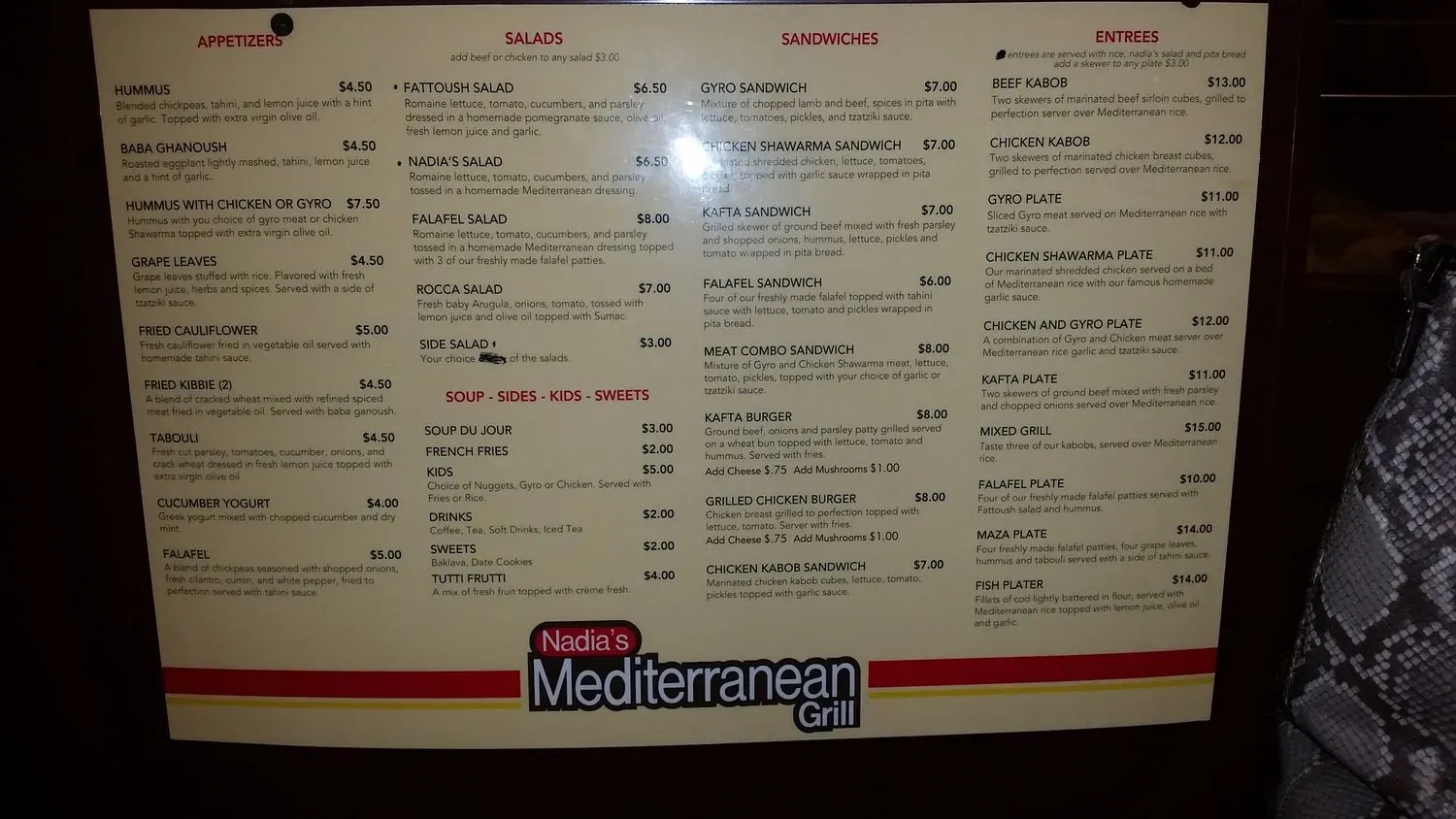 Menu 3