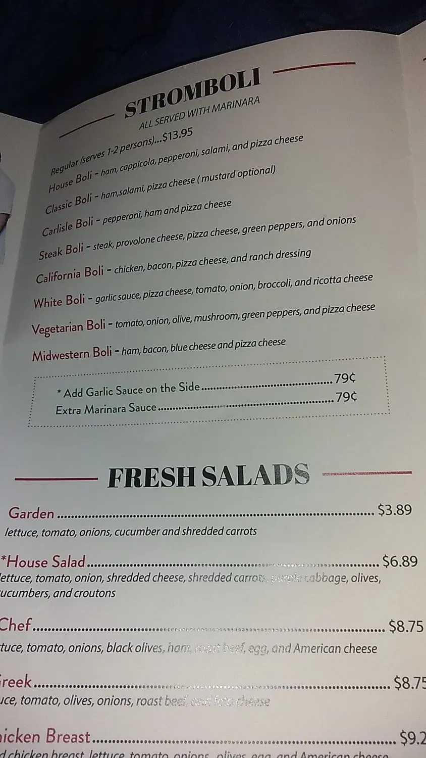 Menu 2