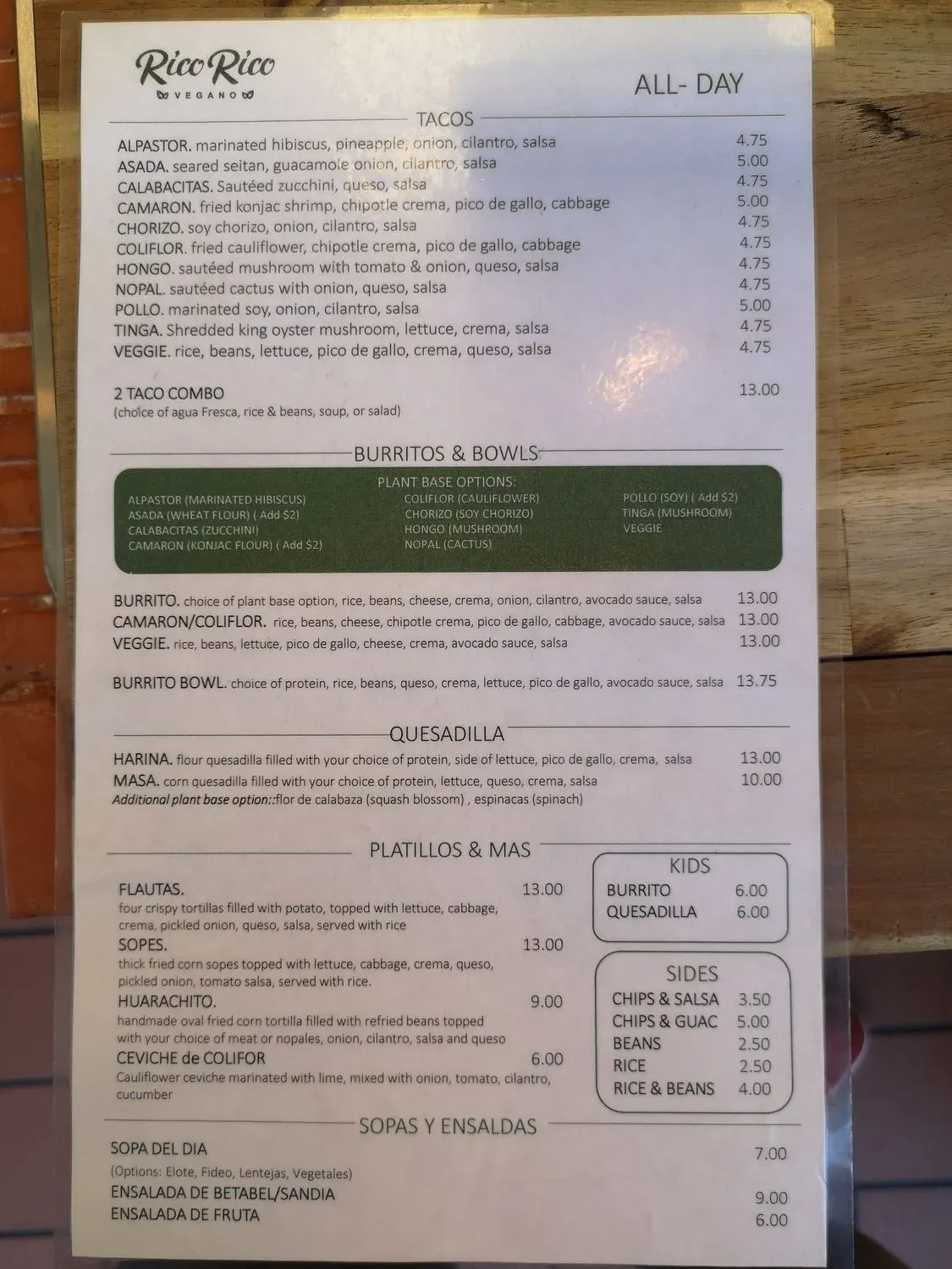 Menu 3