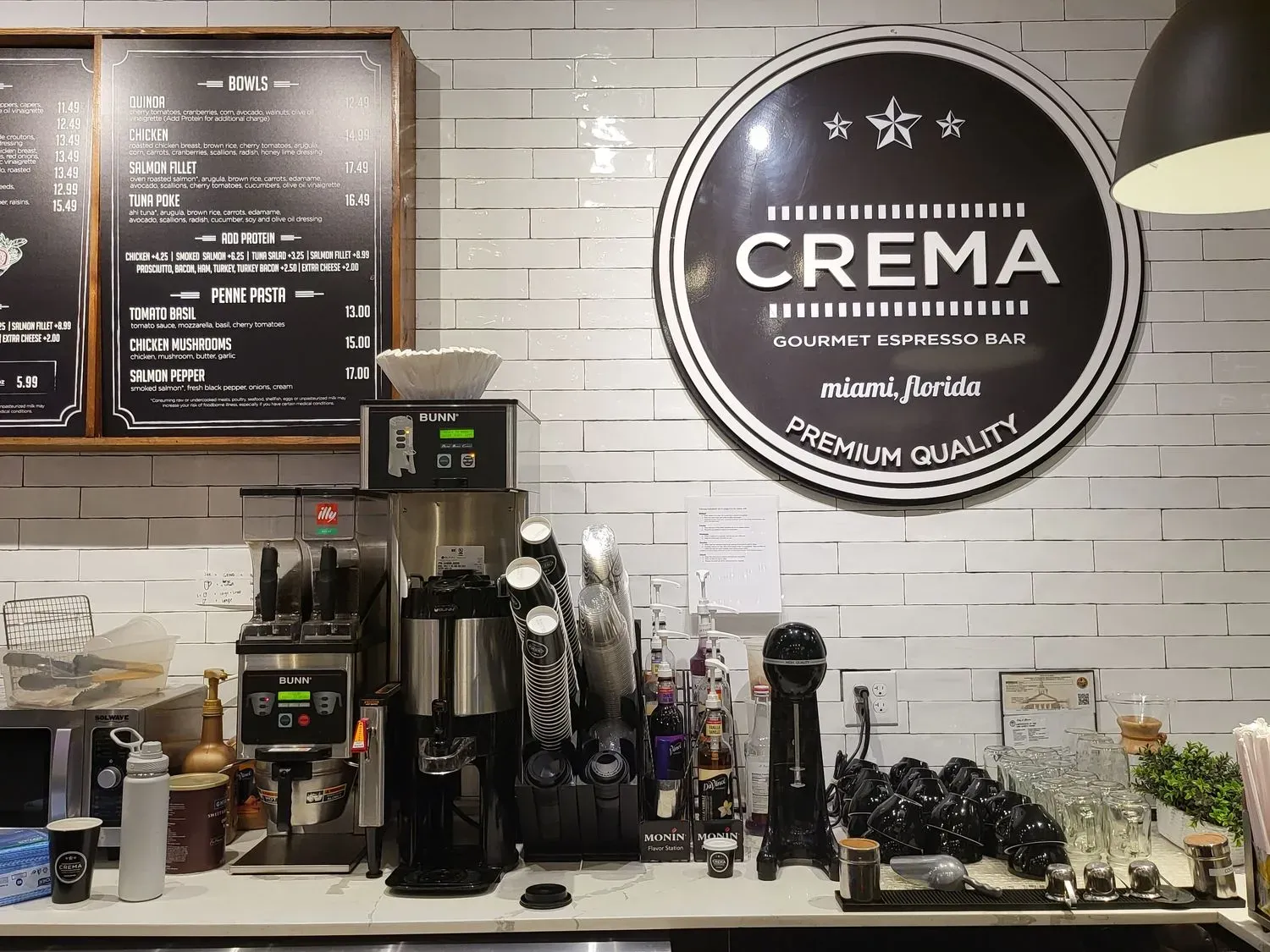 Crema Gourmet Menu - Updated November 2025