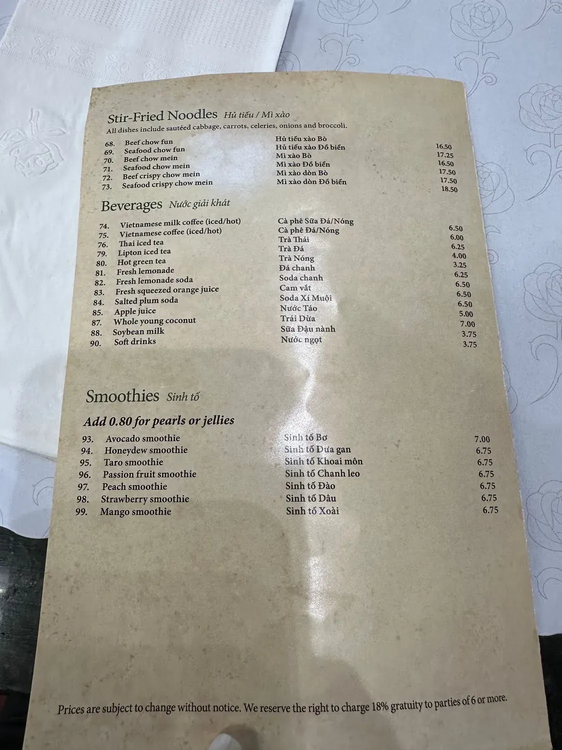 Menu 4