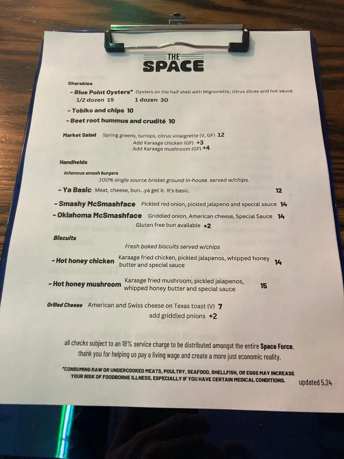 Menu 6