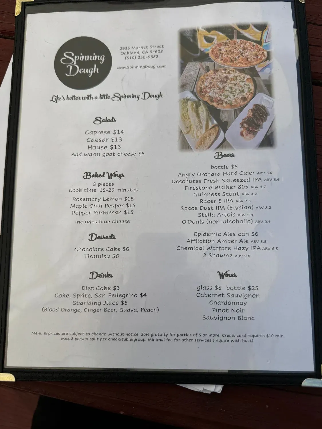 Menu 4