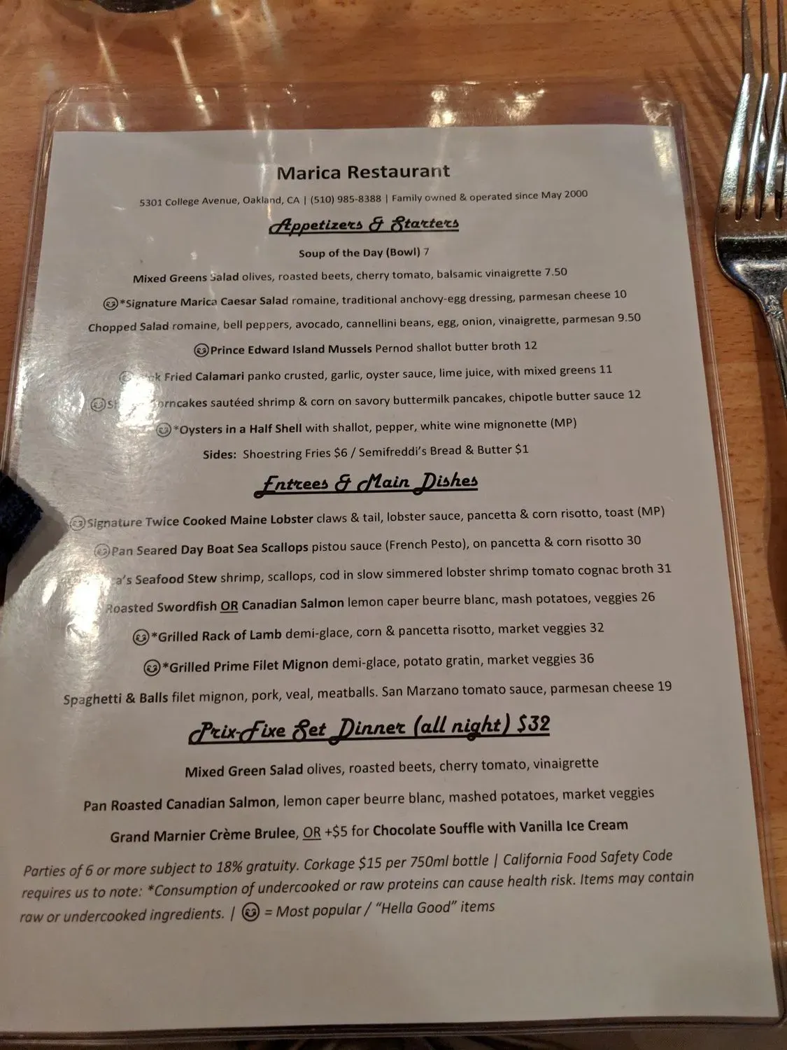 Menu 4