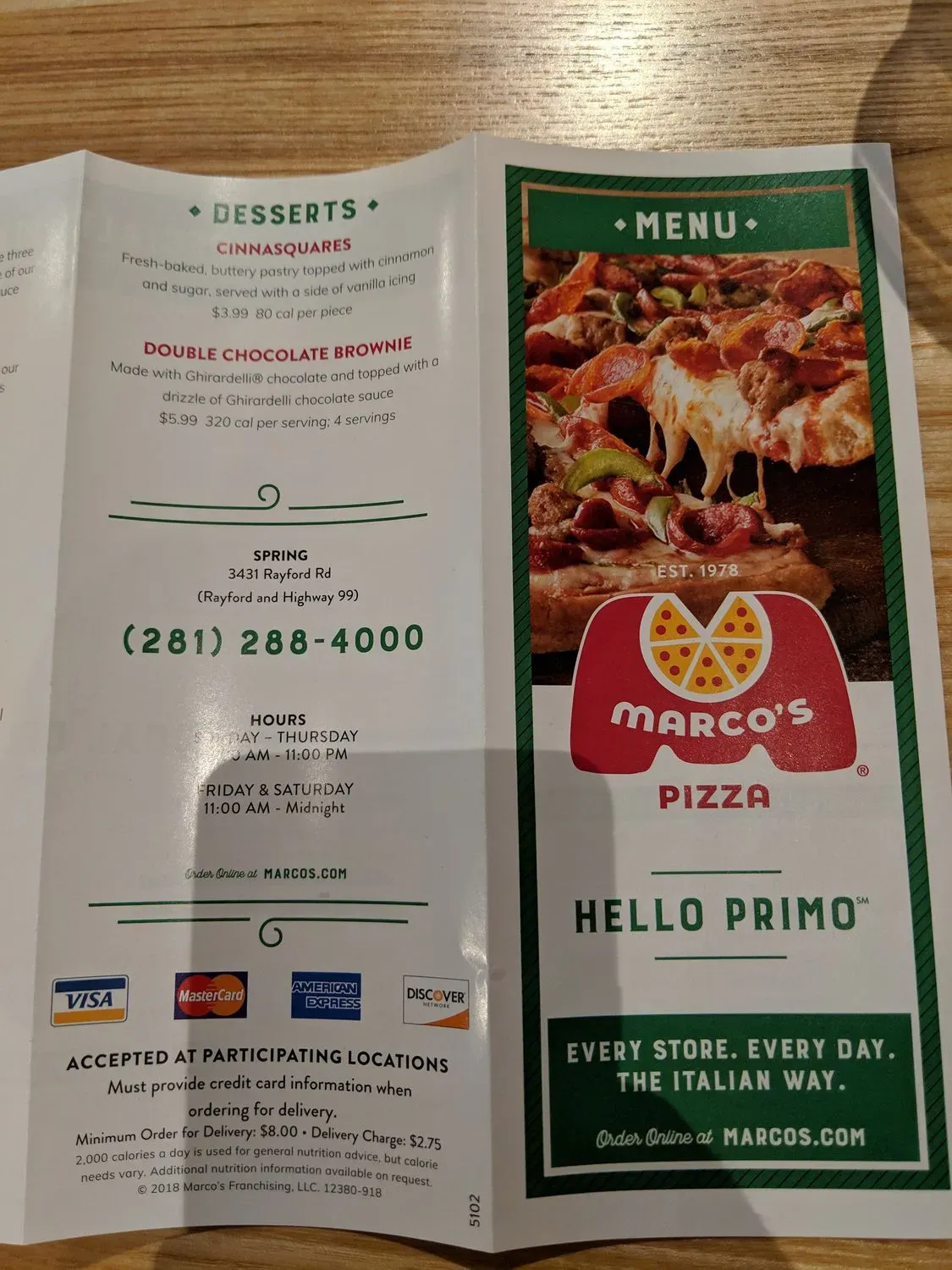 Menu 4