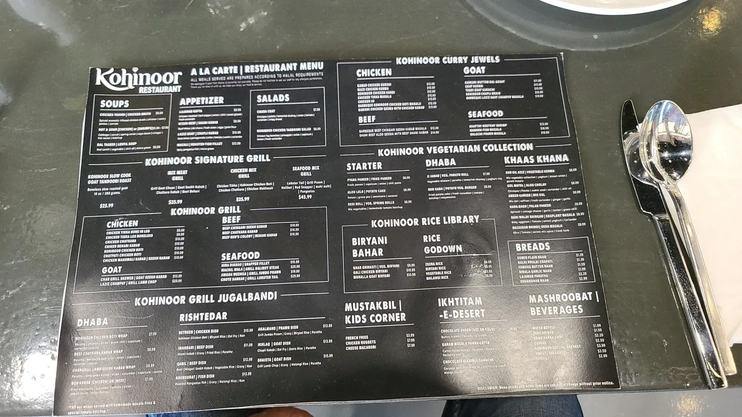 Menu 3